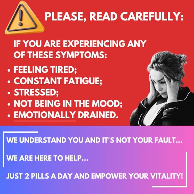 Women Vitality 120 Caps - Female Libido Booster, Increased Energy, Reduce Dryness, Balance Complex and Mood Stabilizer for Women, Heighten Sensitivity, Made in the USA Hornygoatweed with Maca Root