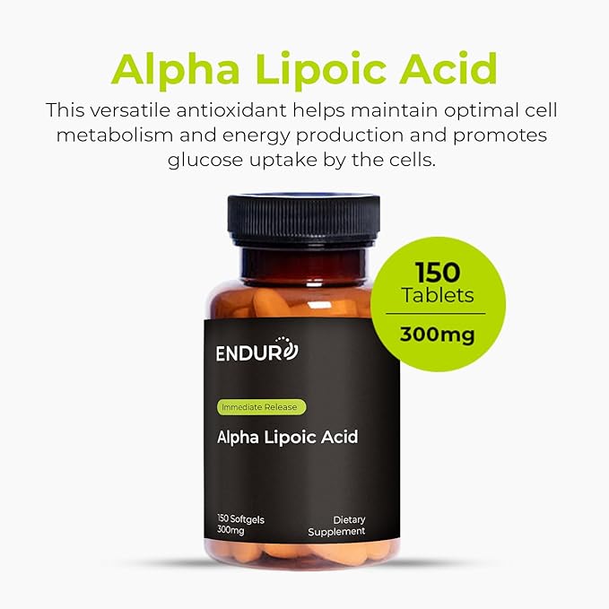 Alpha Lipoic Acid 300mg (150 softgels)