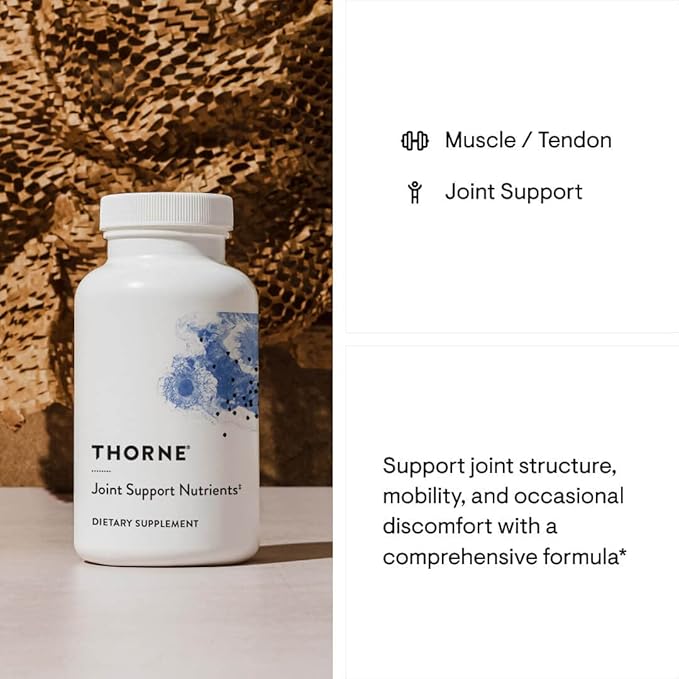THORNE - Joint Support Nutrients - Glucosamine and MSM with Curcumin, Bromelain, and Boswellia for Joint Support* - 240 Capsules