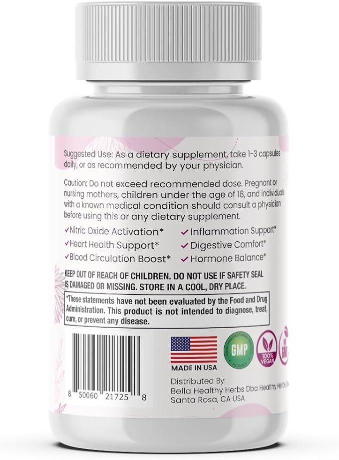 Wildcrafted Sea Moss Capsules | 1950mg BATCG-6 "Heart Complex Advanced Sea Moss Superblend | US-Made, Vegan, Non-GMO, Easy-Swallow (2-Pack)