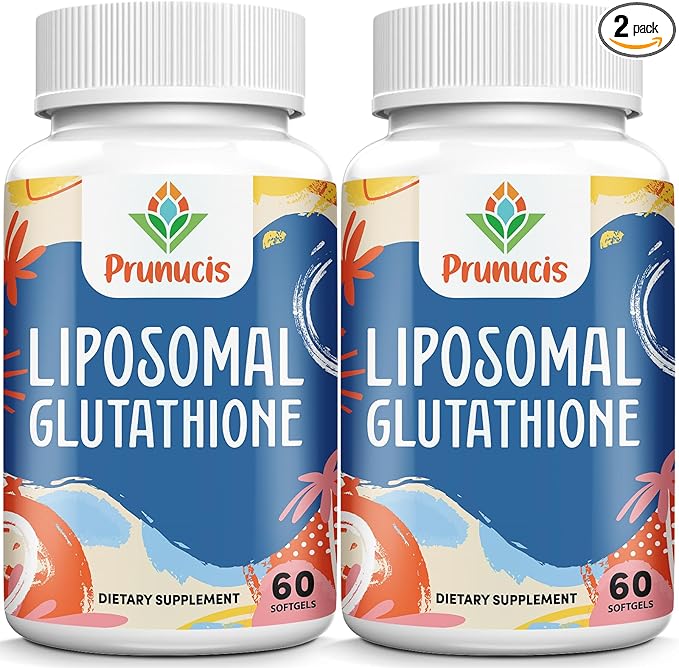 2400MG Liposomal Glutathione, with Vitamin C, Milk Thistle & Alpha-Lipoic Acid, Master Antioxidants, Pure Reduced L-Glutathione - Immune System, Cell Repair, Energy, High Absorption, 120 Softgels