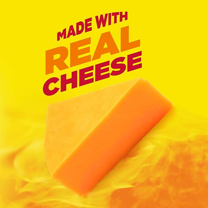 Slim Jim Beef 'N Cheese Smoked Meat Sticks, Original Flavor, 5g Protein Per Serving, Snack Size, Lunchbox Snack, 0.9 oz. (10 Count)