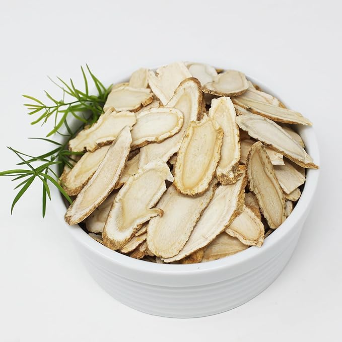 American Ginseng Slices from Wisconsin, American Wisconsin Ginseng Slices Root for Tea, Energy for Men Women Health Boosts Immunity, 多年生長大园切片 花旗參/西洋參, Larger Long Strip 1 Box of 8 Ounces