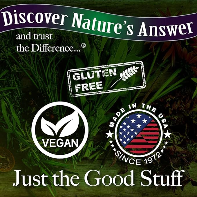 Nature's Answer UT Answer with D-Mannose 1955mg 90-Count | Urinary Tract & Bladder Support | Natural Detox | Gluten-Free, Vegan, Kosher | Single Count