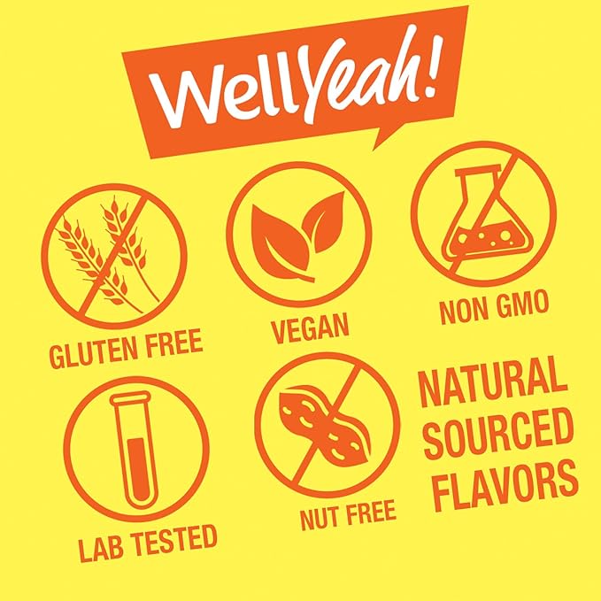 WellYeah B Complex Gummies for Kids - with Vitamin C, Niacin, Vitamin B6, Folic Acid, Vitamin B12, Biotin & Pantothenic Acid - 2 Month Supply - Strawberry Flavor - Non GMO, Gluten Free - 60 Gummies