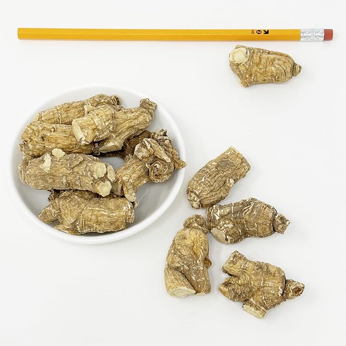 1 LB Hand-Selected American Wisconsin Farmed Ginseng Root |美国威斯康辛州 5年大号泡参 西洋参 花旗参| Cultivated Wisconsin Ginsengss Slices Root 8OZ*2=453g/XL Box