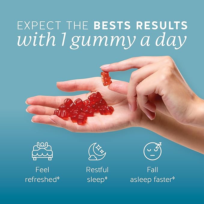 Vegan Melatonin 5mg Gummies, Sleep Gummies for Reduced time to Fall Asleep, with Vitamin B6 & Passion Fruit Extract - Super Snooze Sleep Vitamin (30 Gummies)