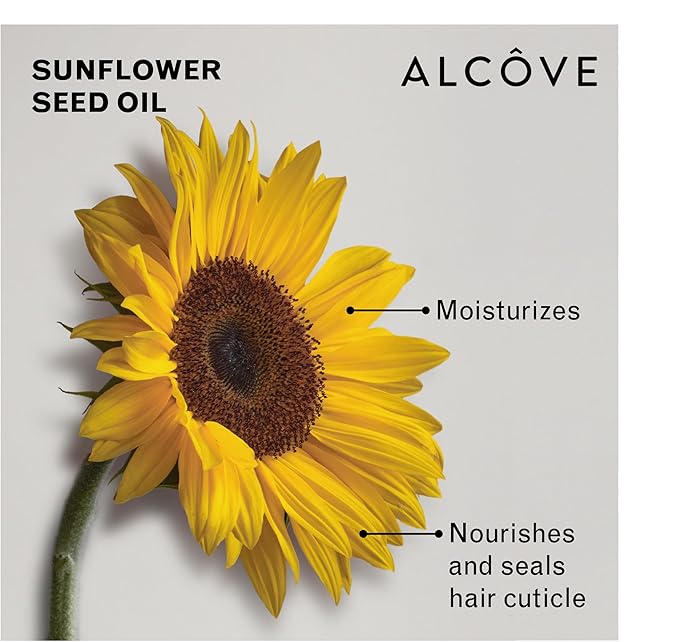 Alcôve - Hydrating Shampoo - Evening Primrose Oil, Mango Extract, and Argan Oil - Sulfate Free Shampoo - All Hair Types - For Dry Scalp - Color-Safe - Lightweight Formula - 300ml