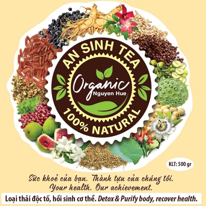 An Sinh Tea Herbal Tea Variety Pack - Liver Detox Tea - Sleep Tea For Bedtime - 60 cups - Non Caffeinated, Relax, Reduce Cholesterol, Migraine, Fatigue, Stress, Promoting Sleep