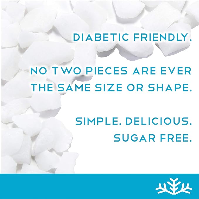 Peppermint KETO Xylitol Candy Chips (3-Pack) - SNØ 1.5oz Tin - Sugar-Free Candy With Only 2 Ingredients | Low Carbs, Diabetic-Friendly, Non-GMO, Vegan, GF & Kosher | Purest candy in the world!