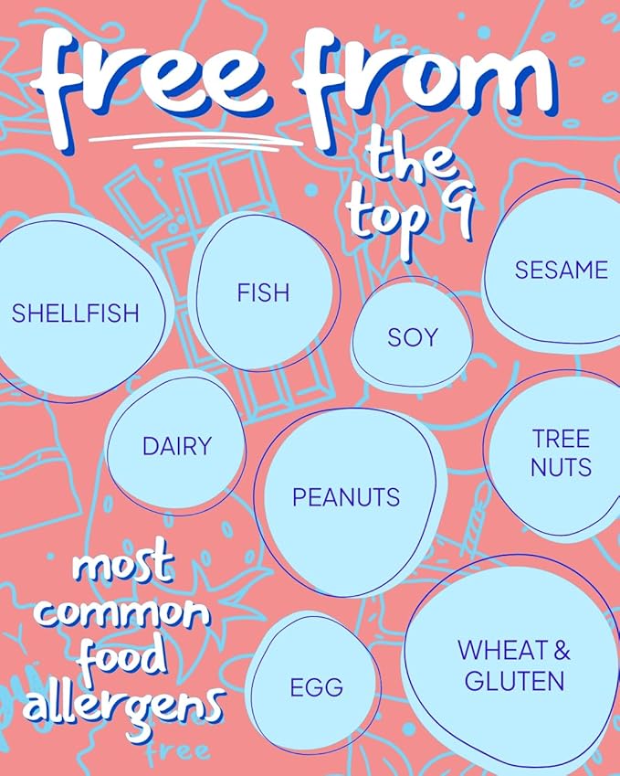 Skinny Crispy Birthday Cake Rice Treats – Low Sugar (4g), Vegan, Gluten-Free, Dairy-Free, Non-GMO, Top 9 Allergen-Free, Healthy Snack Bars, 15 Count