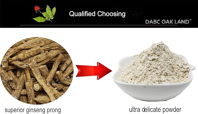 American Ginseng Root Powder from Wisconsin, DOL American Wisconsin Ginseng Slices Root for Tea Water, Shakes 0160 (8 Ounce Ginseng Root Powder)
