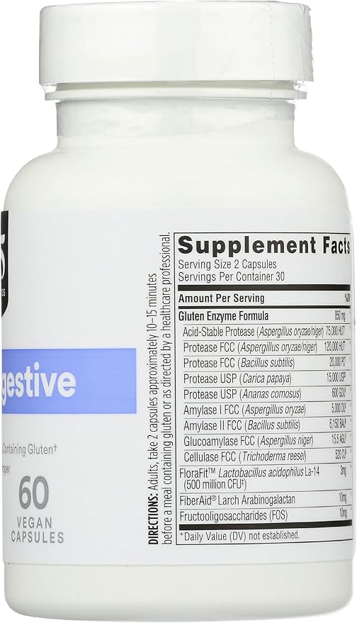 365 by Whole Foods Market, Enzymes Gluten Digestive, 60 Count
