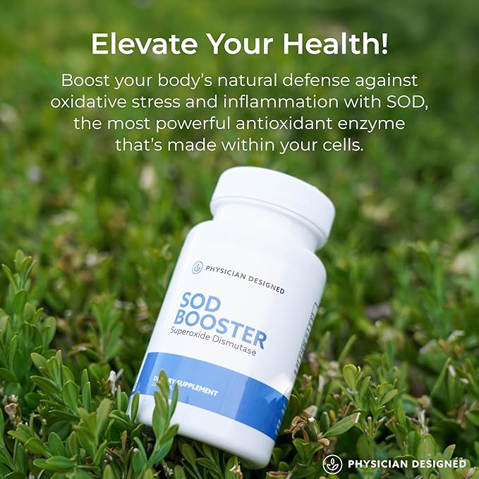 Physician Designed VARS SOD Booster - Superoxide Dismutase Supplement | SOD Supplement | 60 Capsules | Best Antioxidant Supplements