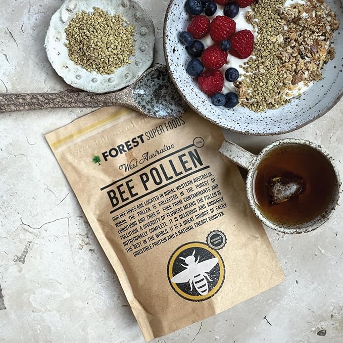 Western Australian Bee Pollen Granules 250g | Premium Quality + Not Imported | Nutrient-Rich Complete Food from