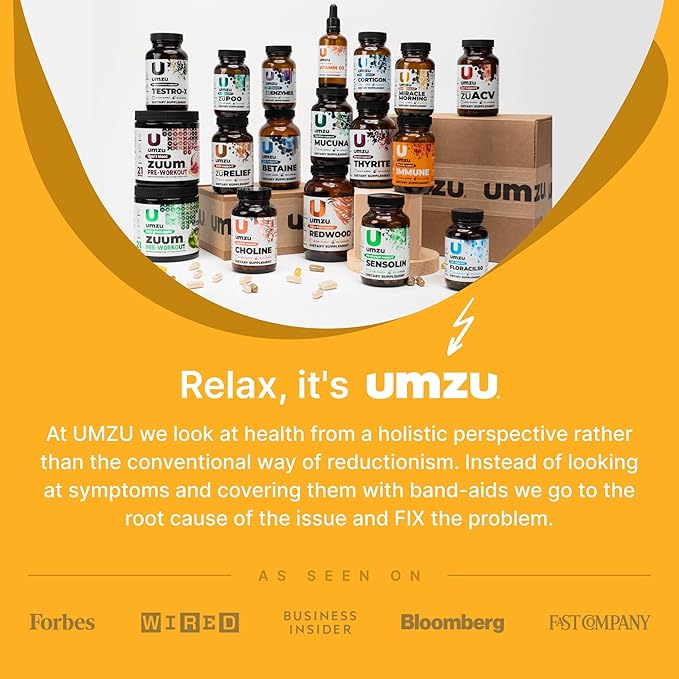 UMZU Miracle Morning Energy Supplement with Caffeine & Energy Enhancers | 150mg of Caffeine Supports All Day Focus, Productivity & Mood (30 Day Supply | 30 Capsules)