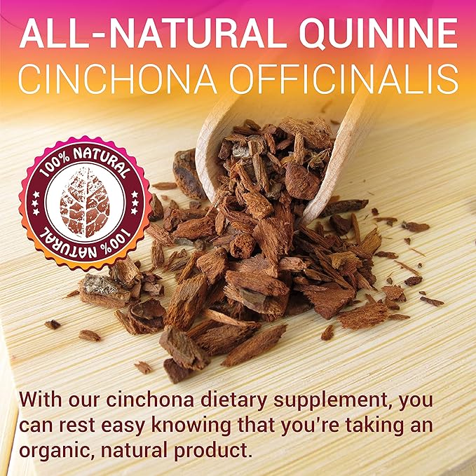 Quinine Liquid Extract 2oz – Restless Legs Syndrome Relief & Leg Cramps PM Nighttime Cramp Relief – All-Natural Cinchona Officinalis Bark Tincture for Cramp Defense, Digestive Health & Immune Support