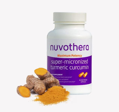 Super-Micronized Turmeric Curcumin Capsules 1-Month Supply Rapid Absorption, Whole Root, Non-GMO, Supports Joint, Skin, Gut Health & Antioxidants (60 Capsules)