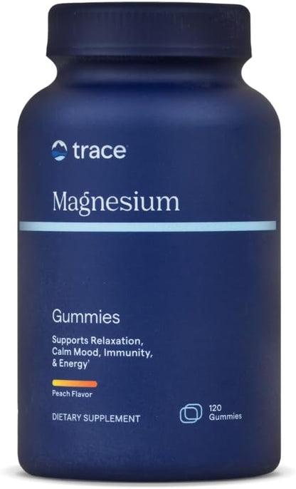 Trace Minerals Magnesium 84mg - Chewable Magnesium Supplement for Bone & Heart Health Support - Immune System Support - Aids Relaxation & Healthy Sleep - Watermelon, 120 Gummies (120 Servings)