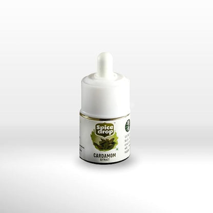 Spice Drop Cardamom Extract - Up to 180 Drops Per Bottle | Tea, Coffee, Cooking, Baking, Dessert | Pure Whole Green Cardamom Pod Extract | No Added Color or Preservative | Vegan (0.17oz, Pack of 1)