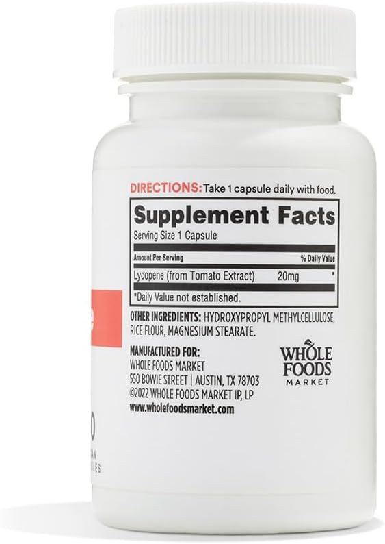 365 by Whole Foods Market, Lycopene 20 mg, 30 Count