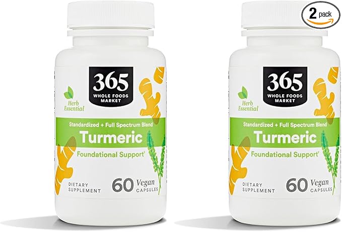 365 By Whole Foods Market, Turmeric, 60 Count (Pack of 2)