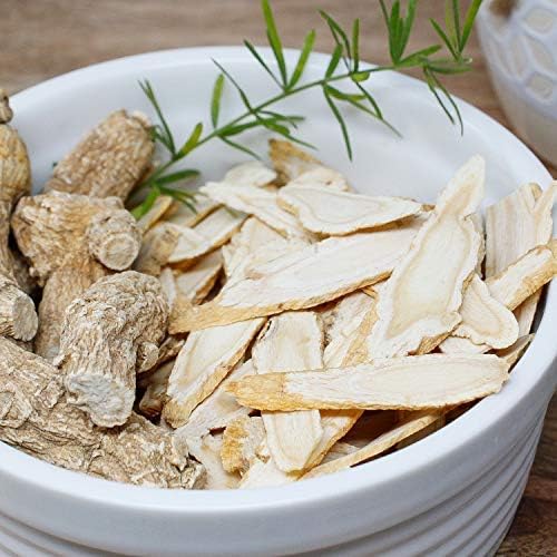 American Ginseng Slices from Wisconsin, DOL American Wisconsin Ginseng Slices Root for Tea, Energy for Men Women Mental Health Boosts Immunity, Gluten Free, Long Strip 1 Box of 8 Ounces
