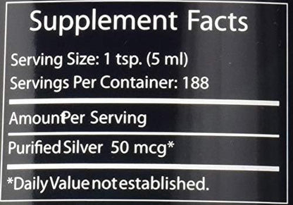American Biotech Labs - ASAP 10 Silver Solution - Immune System Support, 10 ppm Silver Solution Dietary Supplement - 32 fl. oz.
