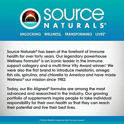 Source Naturals Pomegranate Extract 500mg Complete Whole Fruit Ellagic Acid Antioxidant & Added Fiber - 60 Tablets