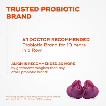 Align Women's Health, Prebiotic + Probiotic, with Cranberry for Feminine Health, Help Nourish & Add Good Bacteria for Digestive Health, 50 Gummies