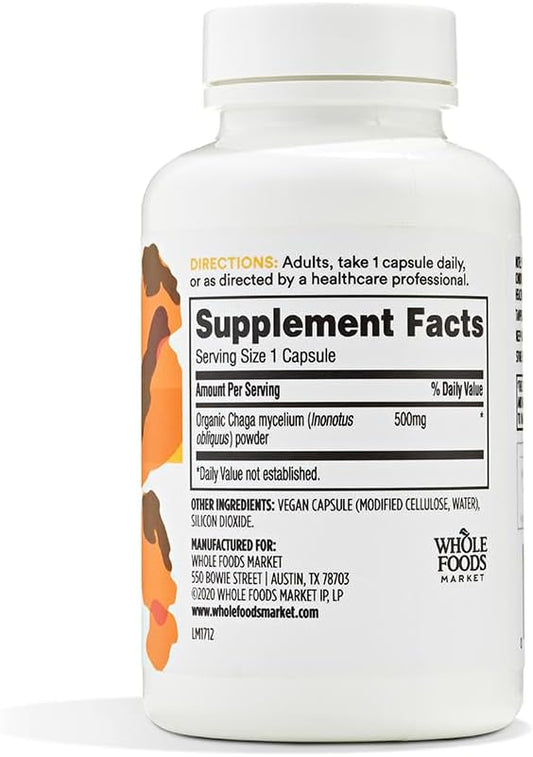 365 by Whole Foods Market, Chaga, 90 Count (Pack of 2)