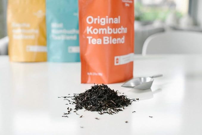 The Kombucha Shop - Original - Organic Black & Oolong Loose Leaf Tea Blend - Makes 5 Gallons of Kombucha Tea