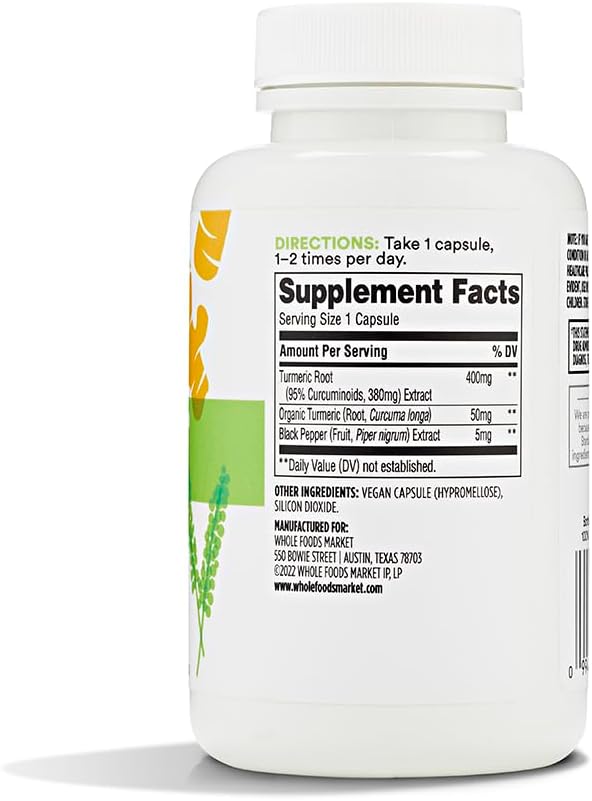 365 by Whole Foods Market, Turmeric, 120 Count