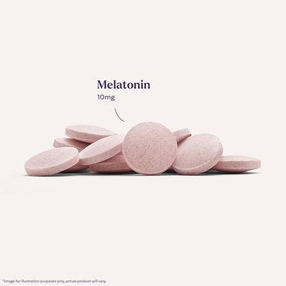 Natrol Fast Dissolve Melatonin 10 mg, Melatonin Supplements for Restful Sleep, Sleep Support for Adults, 75 Strawberry-Flavored Tablets, Up to a 75 Day Supply