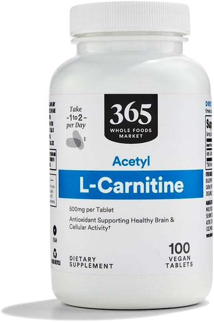 Whole Foods Market, Acetyl L-Carnitine 500mg, 100 ct