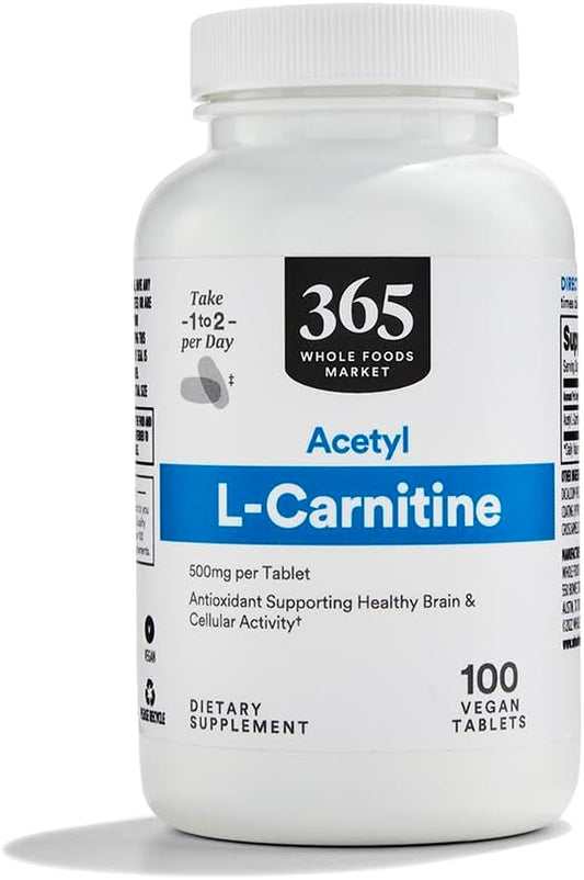 Whole Foods Market, Acetyl L-Carnitine 500mg, 100 ct