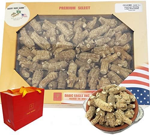1LB=453g/ Box Hand-Selected American Wisconsin Farmed Ginseng Root | Long Small |美国威斯康辛州 5年大号泡参 西洋参 花旗参| Cultivated Wisconsin American Ginseng CD 066#XL Box