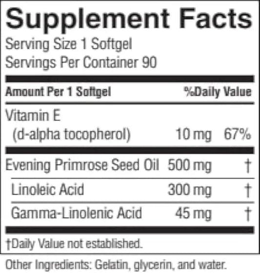 Nature's Sunshine Evening Primrose Oil Capsules (90)
