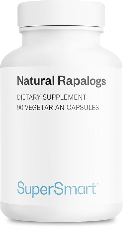 Supersmart - Natural Rapalogs (Advanced Formula) - with EGCg, Fisetin, Trans-resveratrol, Salicin, Curcumin Phytosome | Non-GMO & Gluten Free - 90 Vegetarian Capsules