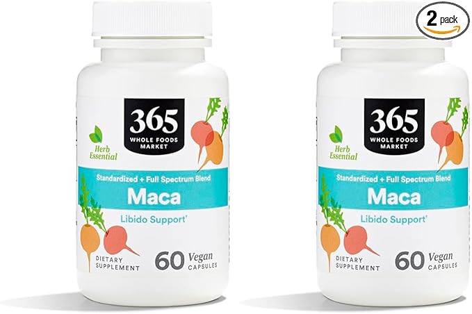 365 by Whole Foods Market Maca, 60 CT (Pack of 2)