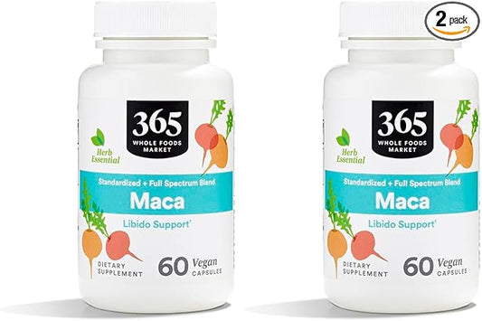 365 by Whole Foods Market Maca, 60 CT (Pack of 2)
