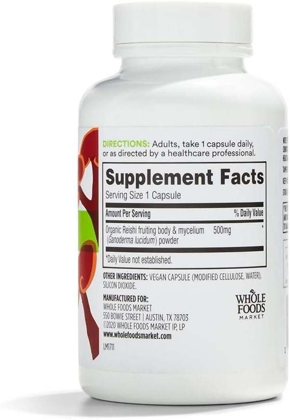 365 by Whole Foods Market, Reishi, 90 Count