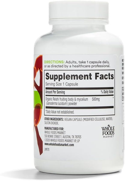 365 by Whole Foods Market, Reishi, 90 Count