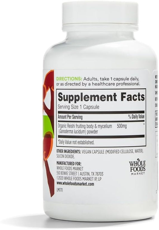 365 by Whole Foods Market, Reishi, 90 Count