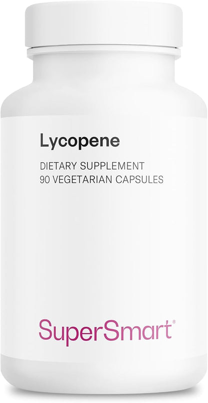 Supersmart - Lycopene 30mg per Day (High Potency) - Tomato Extract 10% Carotenoids - Lycopene Supplement | Non-GMO & Gluten Free - 90 Capsules
