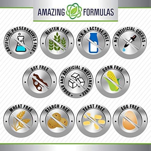 Amazing Formulas Lecithin 1200mg High Potency 240 Softgels Supplement | Non-GMO | Gluten Free