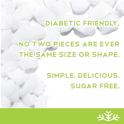 Spearmint KETO Xylitol Candy Chips (6-Pack) - SNØ 1.5oz Tin - Sugar-Free Candy With Only 2 Ingredients | Low Carbs, Diabetic-Friendly, Non-GMO, Vegan, GF & Kosher | Purest candy in the world!