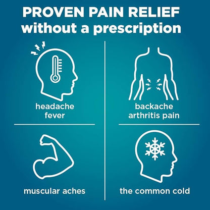 Amazon Basic Care Ibuprofen Liquid Gels 200 mg, Pain Reliever/Fever Reducer Liquid Filled Capsules, For Headache, Toothache, Backache, Menstrual Cramps and More, 160 Count