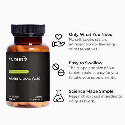 Alpha Lipoic Acid 300mg (150 softgels)