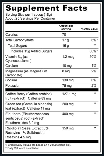 Vega Sport Energizer, Acai Berry, Pre Workout Powder for Women and Men, Supports Energy and Focus, Electrolytes, Vegan, Keto, Gluten Free, Dairy Free, Non GMO (25 Servings) , 1.01 Pound (Pack of 1)